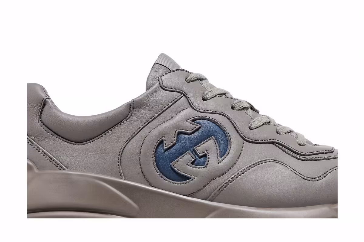 Gucci Rhyton Interlocking G - Dusty Grey Aqua Blue, view 3