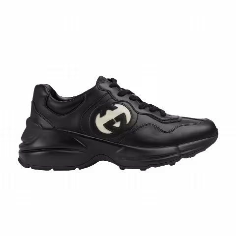 Gucci Wmns Rhyton Sneaker 'Black Ivory'