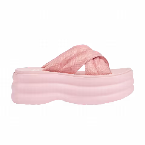 Gucci Wmns GG Platform Slide 'White'