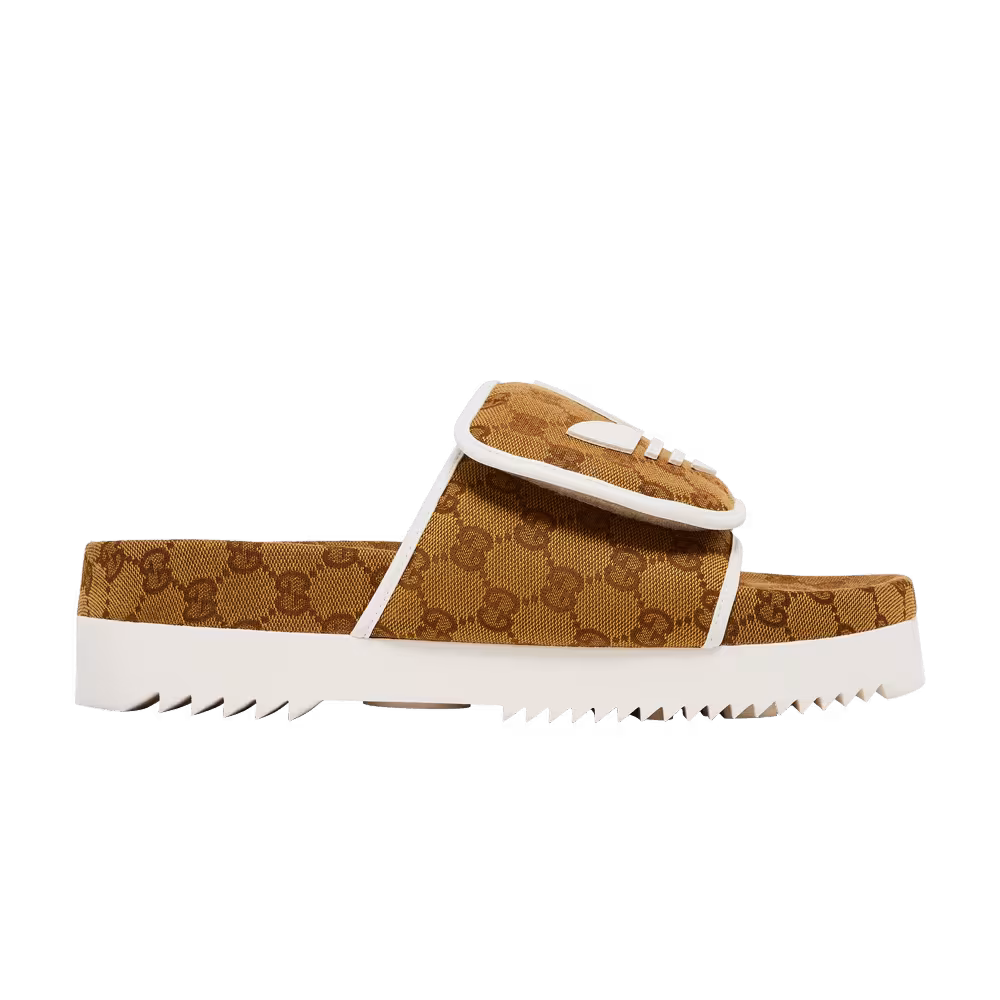Adidas x Gucci Slide Sandal Mesa GG Monogram
