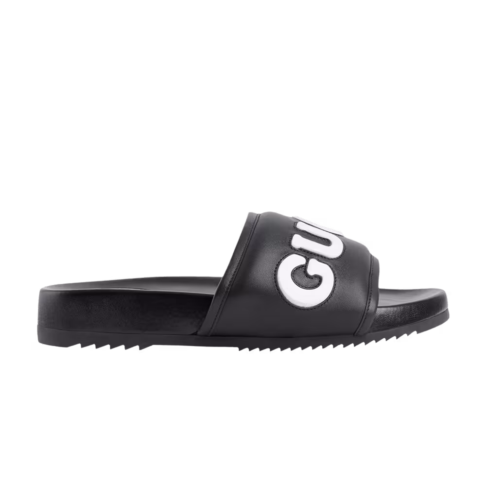 Gucci Jumbo Logo Slide Black White