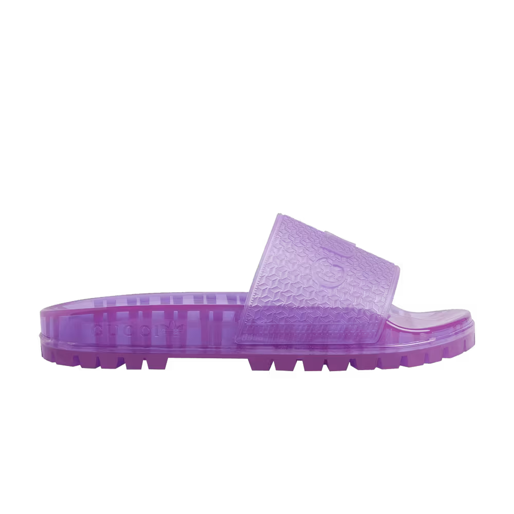Adidas x Gucci Women's Slide Transparent Purple