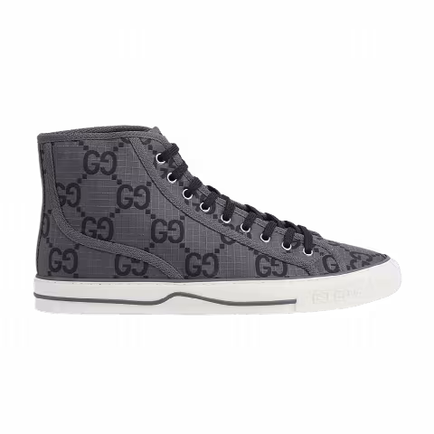 Gucci Tennis 1977 High 'GG Monogram - Grey Black'
