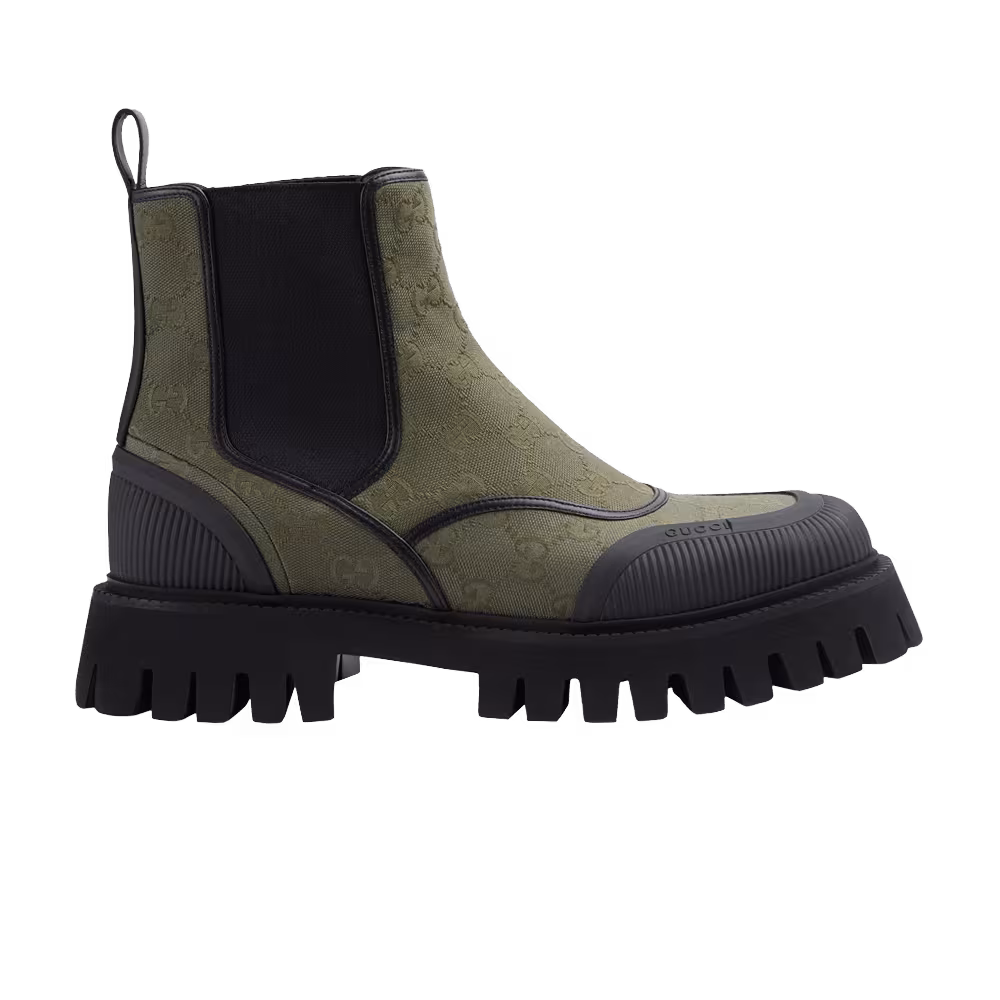 Gucci GG Ankle Boot Green