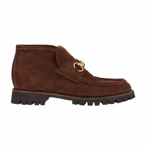 Gucci Wmns Horsebit Ankle Boot 'Washed Brown'