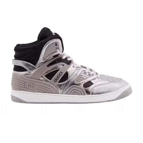 Gucci Basket High 'Silver Black'