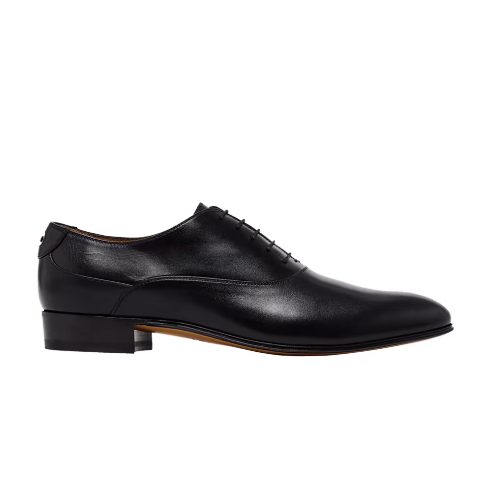 Gucci Lace-up Shoe Double G - Black
