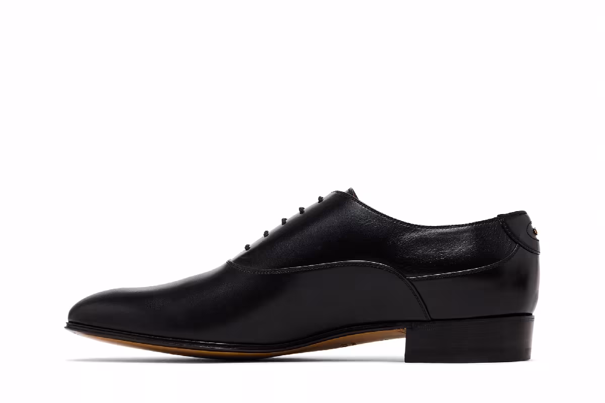 Gucci Lace-up Shoe Double G - Black, view 4