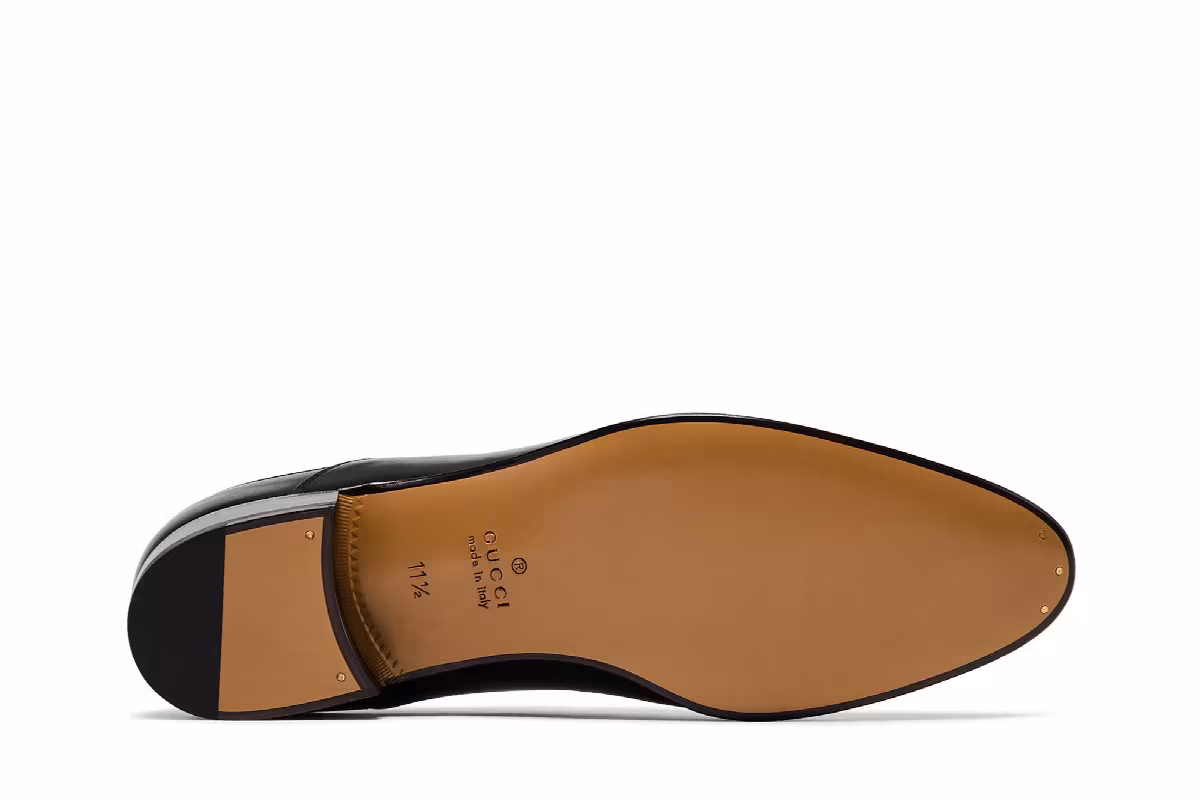 Gucci Lace-up Shoe Double G - Black, view 5