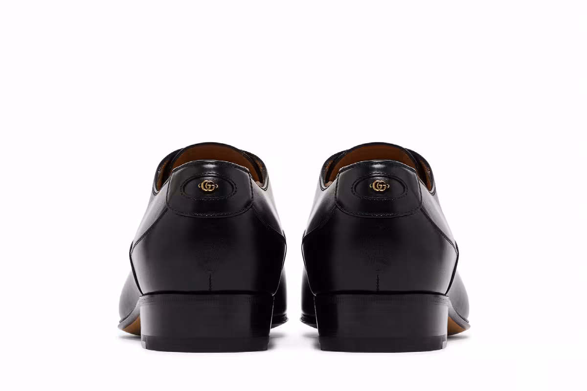 Gucci Lace-up Shoe Double G - Black, view 7