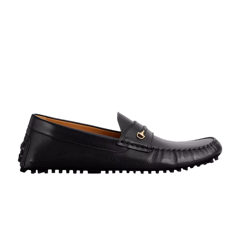 Gucci Driver Loafer Horsebit - Black