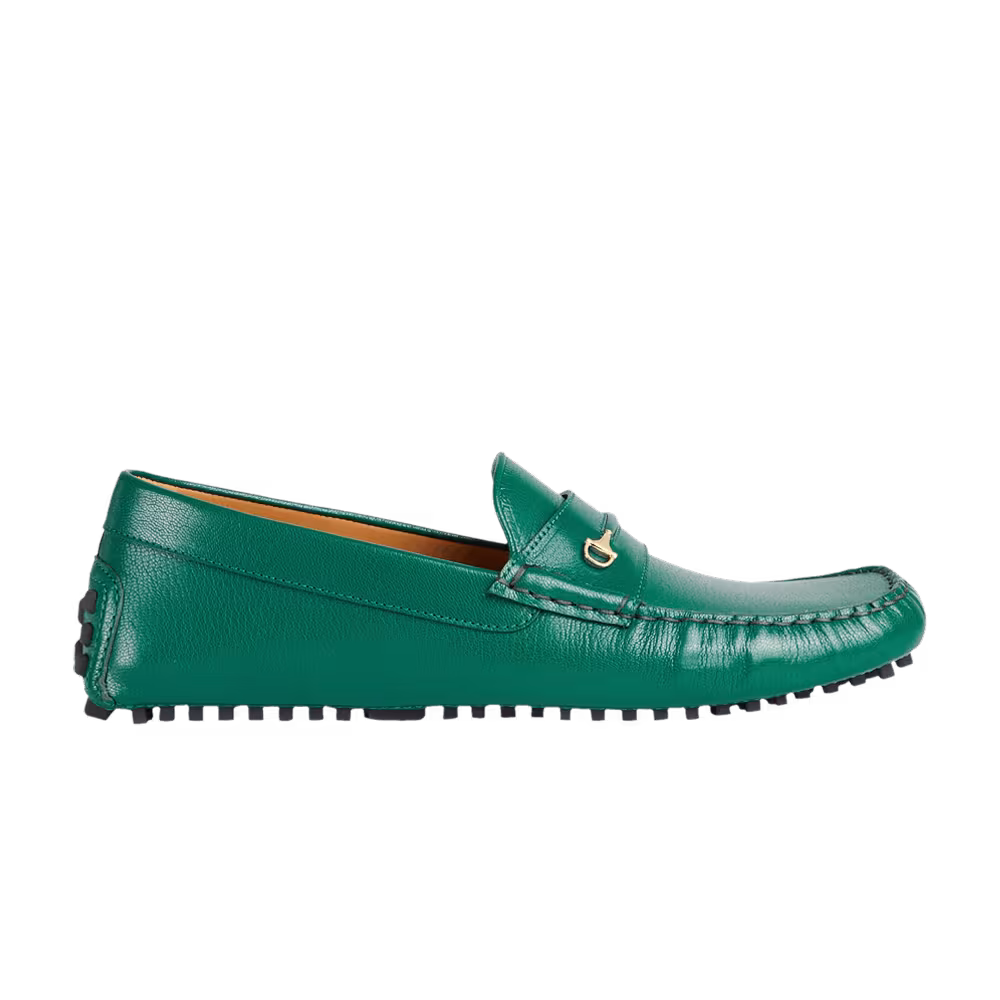 Gucci Driver Loafer Horsebit - Green