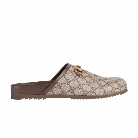 Gucci GG Horsebit Slipper 'Beige'