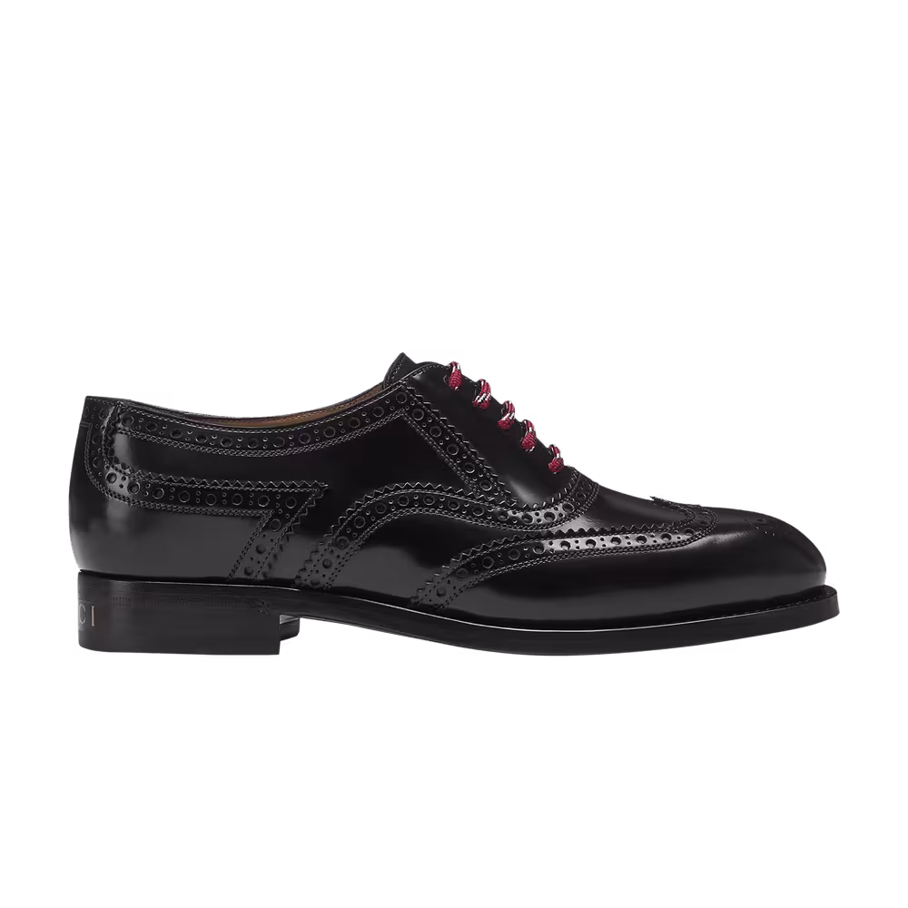 Gucci Cordovan Lux Lace Up Black