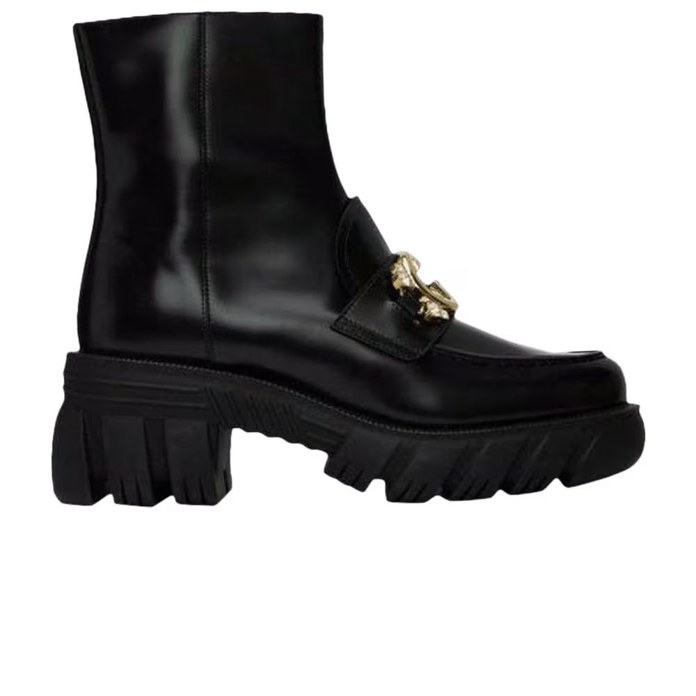 Gucci Women's Interlocking G Boot Nero