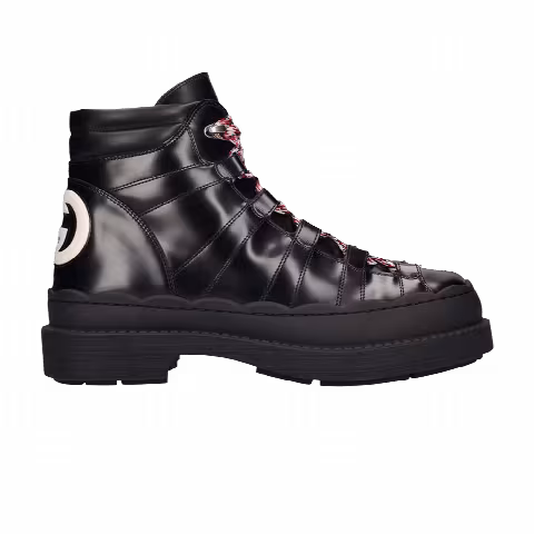 Gucci Ghibli Leather Trekking Boot 'Black'