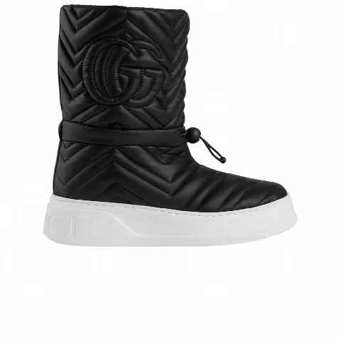 Gucci Wmns GG Quilted Boot 'Black'
