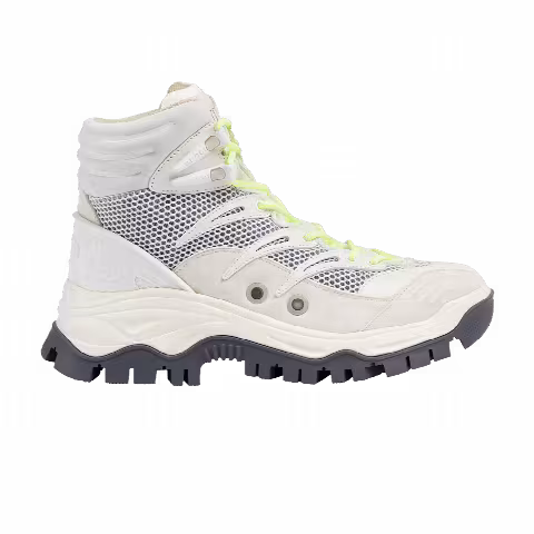 Gucci Wmns Lace Up Ankle Boot 'Grey White'