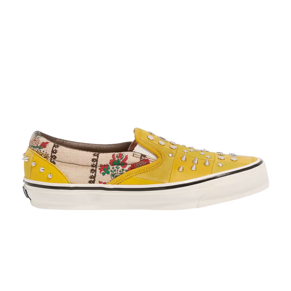 Vans x Gucci OG Classic Slip-On LX Yellow Patchwork