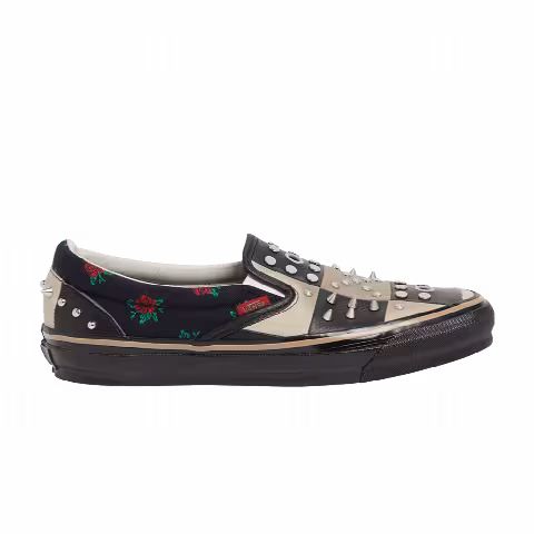 Vans x Gucci OG Classic Slip-On LX 'Black White Patchwork'