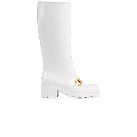 Gucci Wmns Horsebit Knee-High Boot 'White'