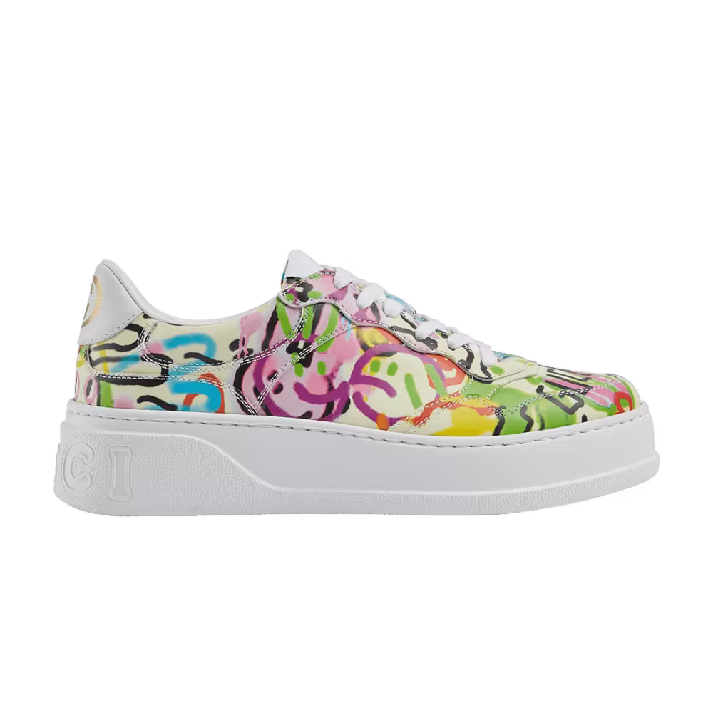 Gucci Platform Trainer Year of the Rabbit - Graffiti Print