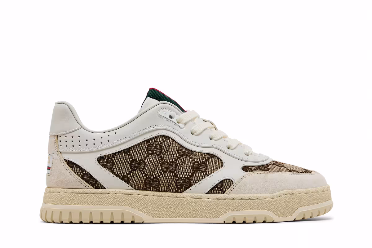 Gucci Re-Web Sneaker GG Canvas - White Beige, view 2