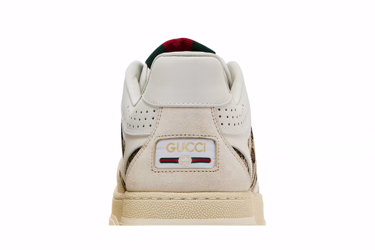 Gucci Re-Web Sneaker GG Canvas - White Beige, view 8