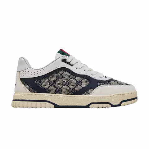 Gucci Re-Web Sneaker 'GG Canvas - Beige Ivory Blue'