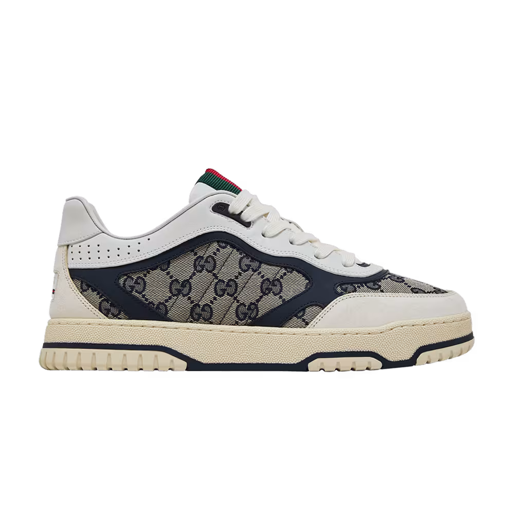 Gucci Re-Web Sneaker GG Canvas - Beige Ivory Blue
