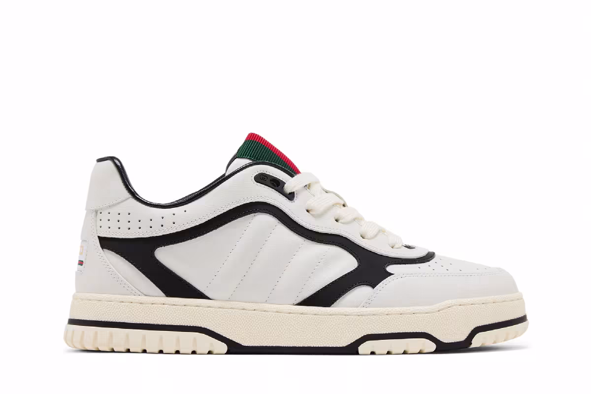 Gucci Re-Web Sneaker White Black, view 2