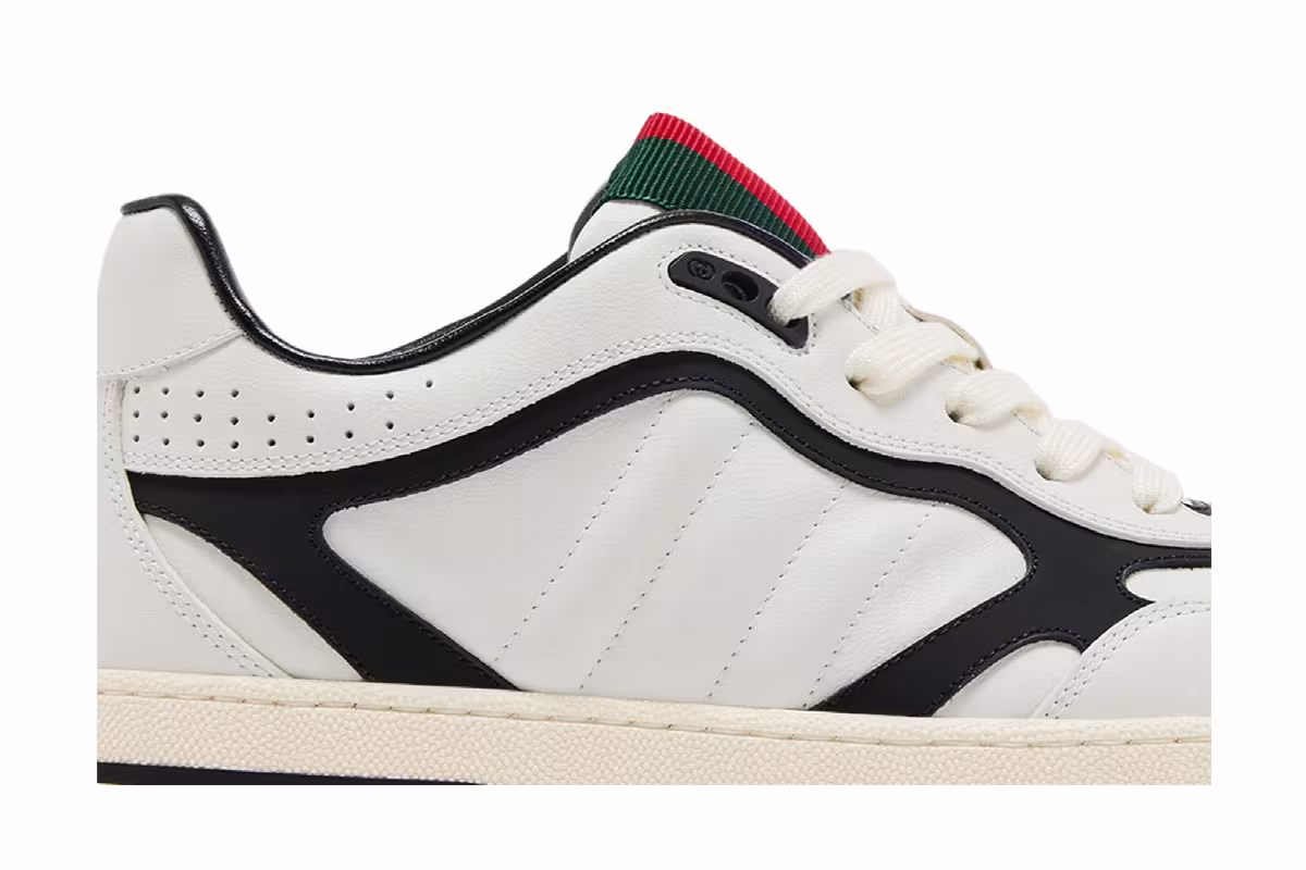 Gucci Re-Web Sneaker White Black, view 3