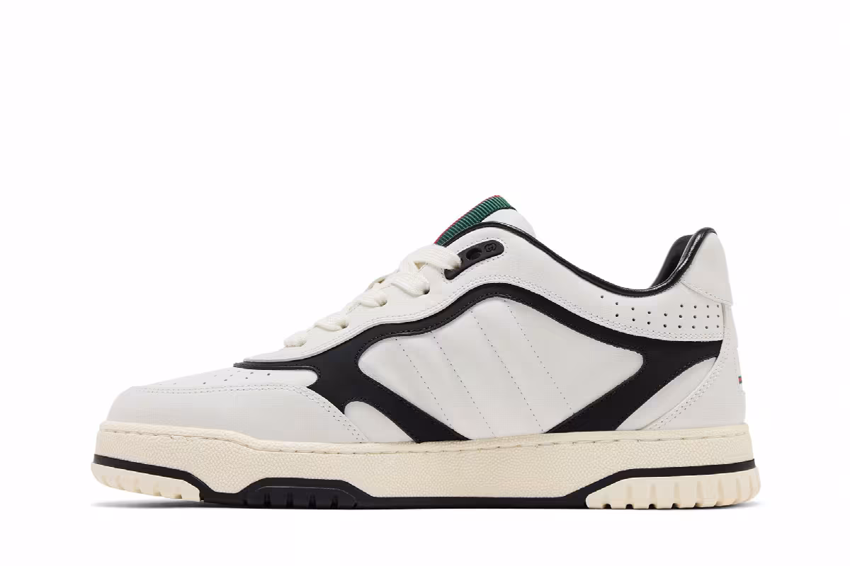 Gucci Re-Web Sneaker White Black, view 4