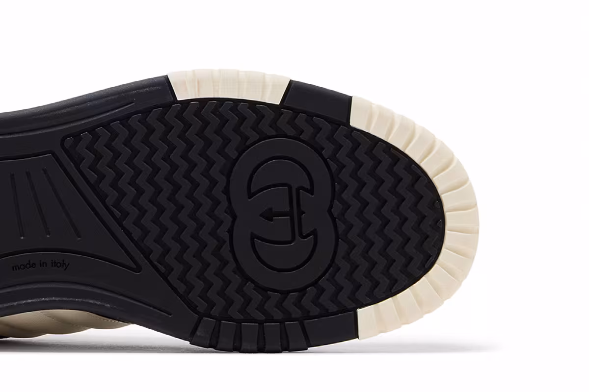 Gucci Re-Web Sneaker White Black, view 6