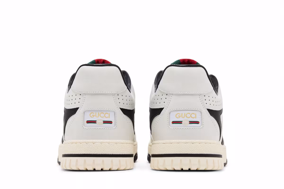 Gucci Re-Web Sneaker White Black, view 7