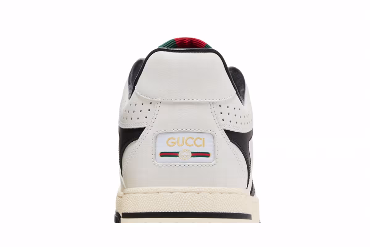 Gucci Re-Web Sneaker White Black, view 8