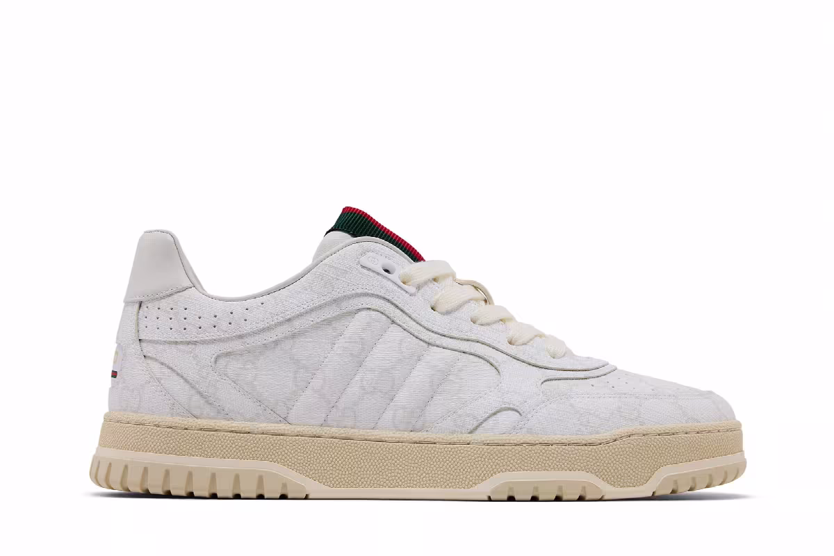 Gucci Re-Web Sneaker GG Canvas - White Beige, view 2