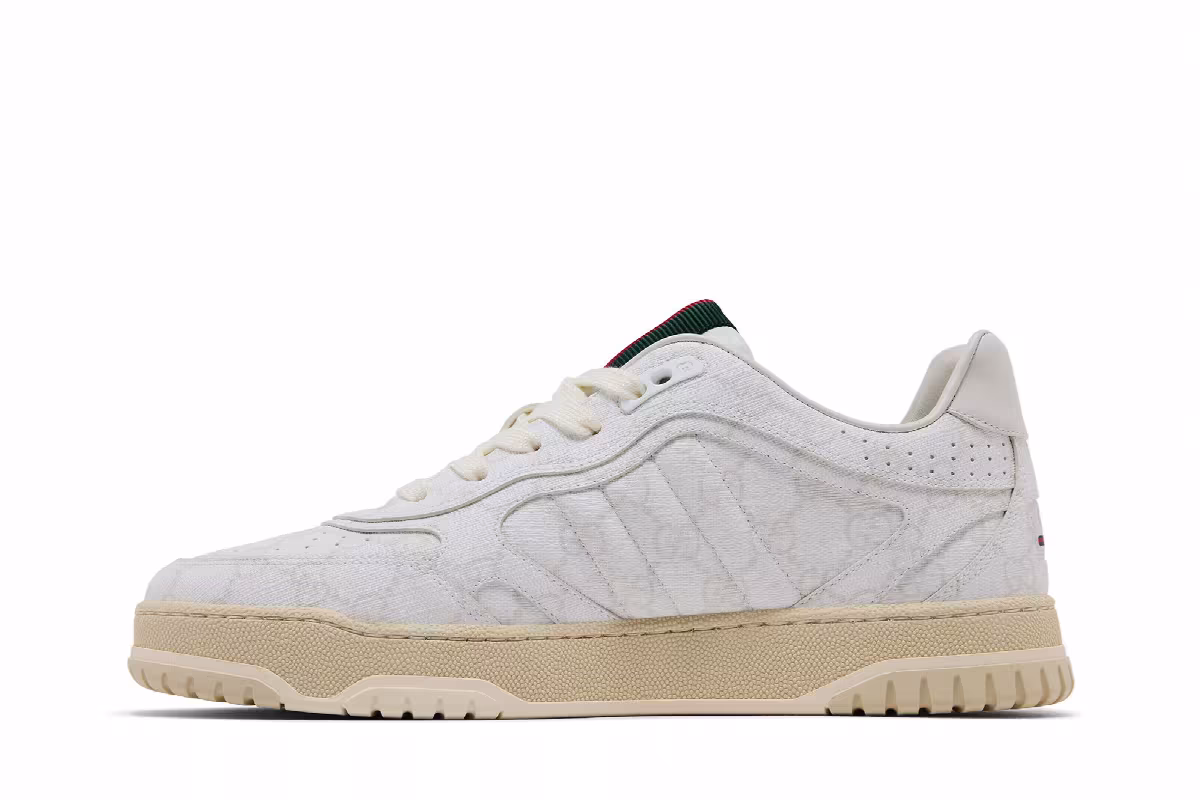 Gucci Re-Web Sneaker GG Canvas - White Beige, view 4