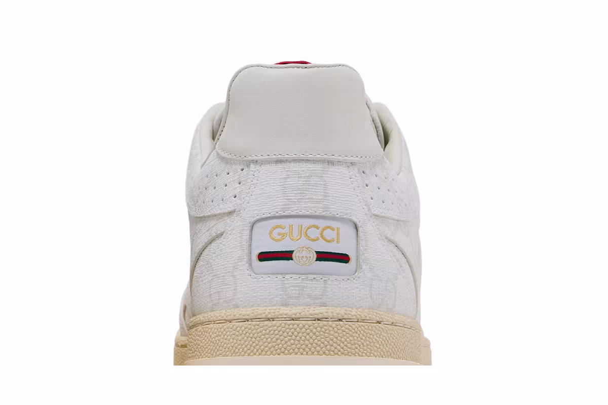 Gucci Re-Web Sneaker GG Canvas - White Beige, view 8