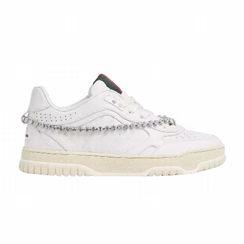 Gucci Wmns Re-Web Sneaker 'White Crystal Chain'