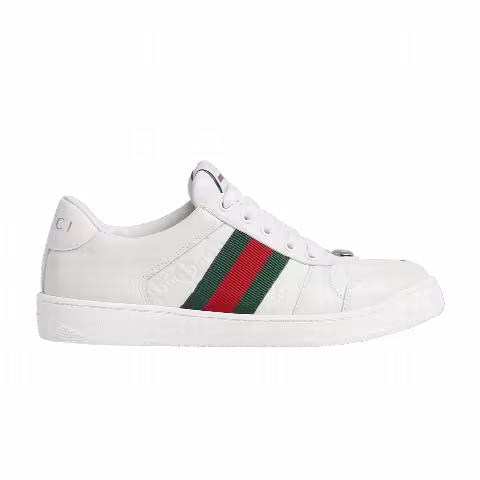 Gucci Wmns Screener 'GG Embossed - White Green Red'