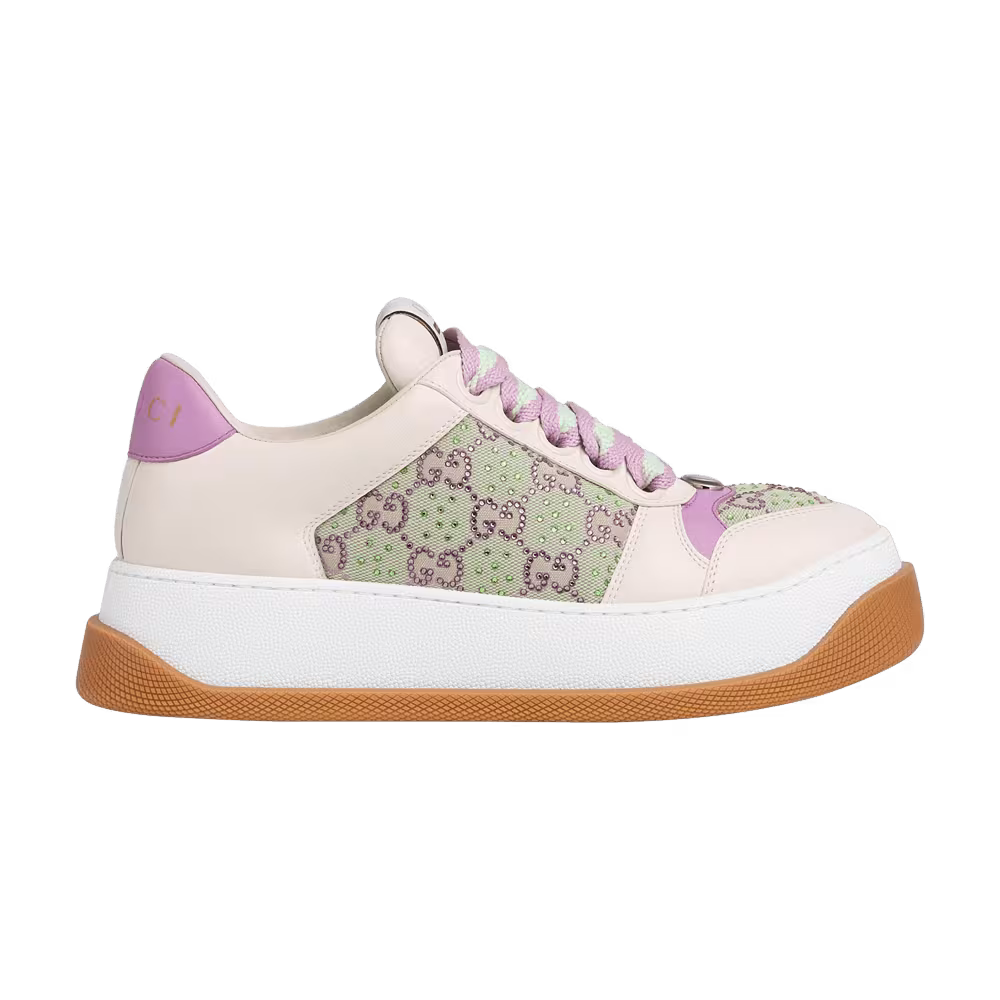 Gucci Women's Screener GG Crystals - Purple Enamel Detail