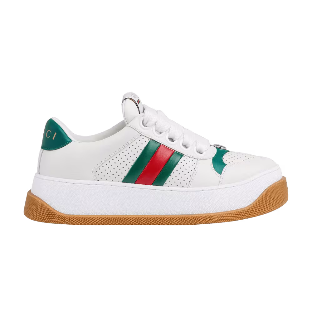 Gucci Women's Screener White Green Red