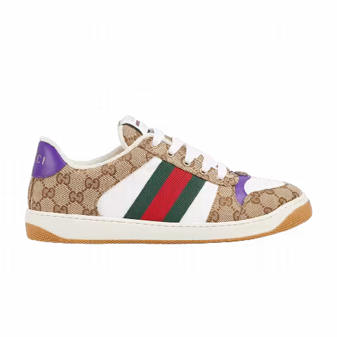 Gucci Screener Sneaker 'Beige Purple'