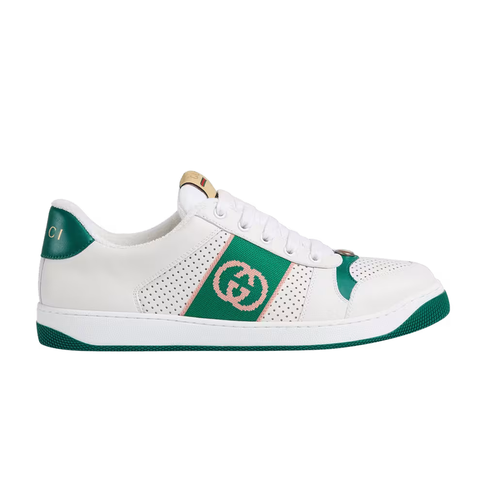 Gucci Screener Interlocking G - White Green