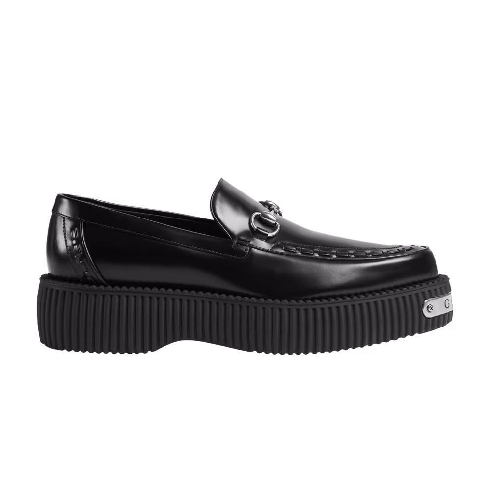 Gucci Horsebit Creeper Loafer Black