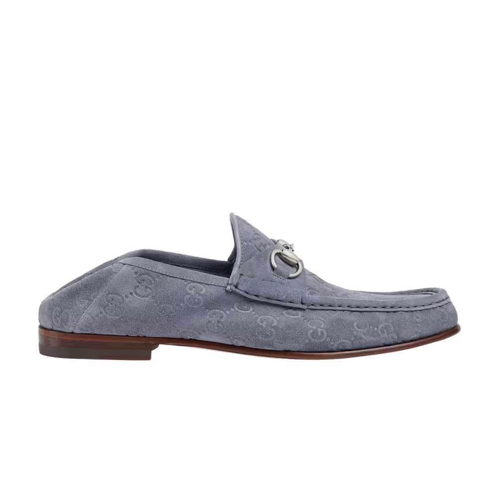 Gucci Horsebit 1953 Loafer GG Suede - Grey