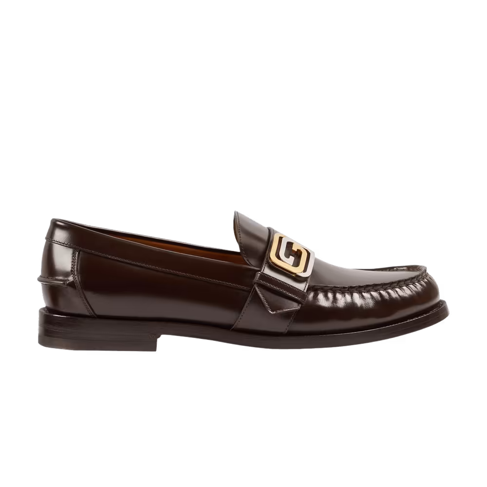 Gucci GG Buckle Loafer Night Cocoa