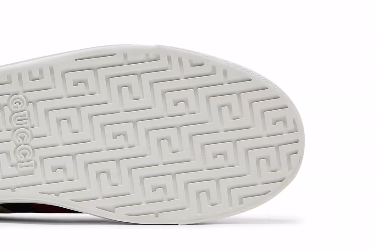 Gucci Ace Sneaker GG Oatmeal Suede, view 6