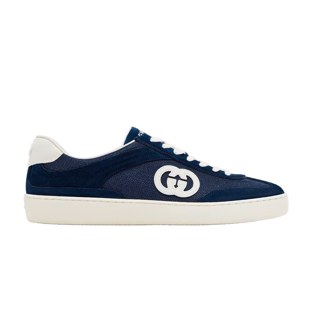 Gucci G74 Interlocking G - Blue Suede